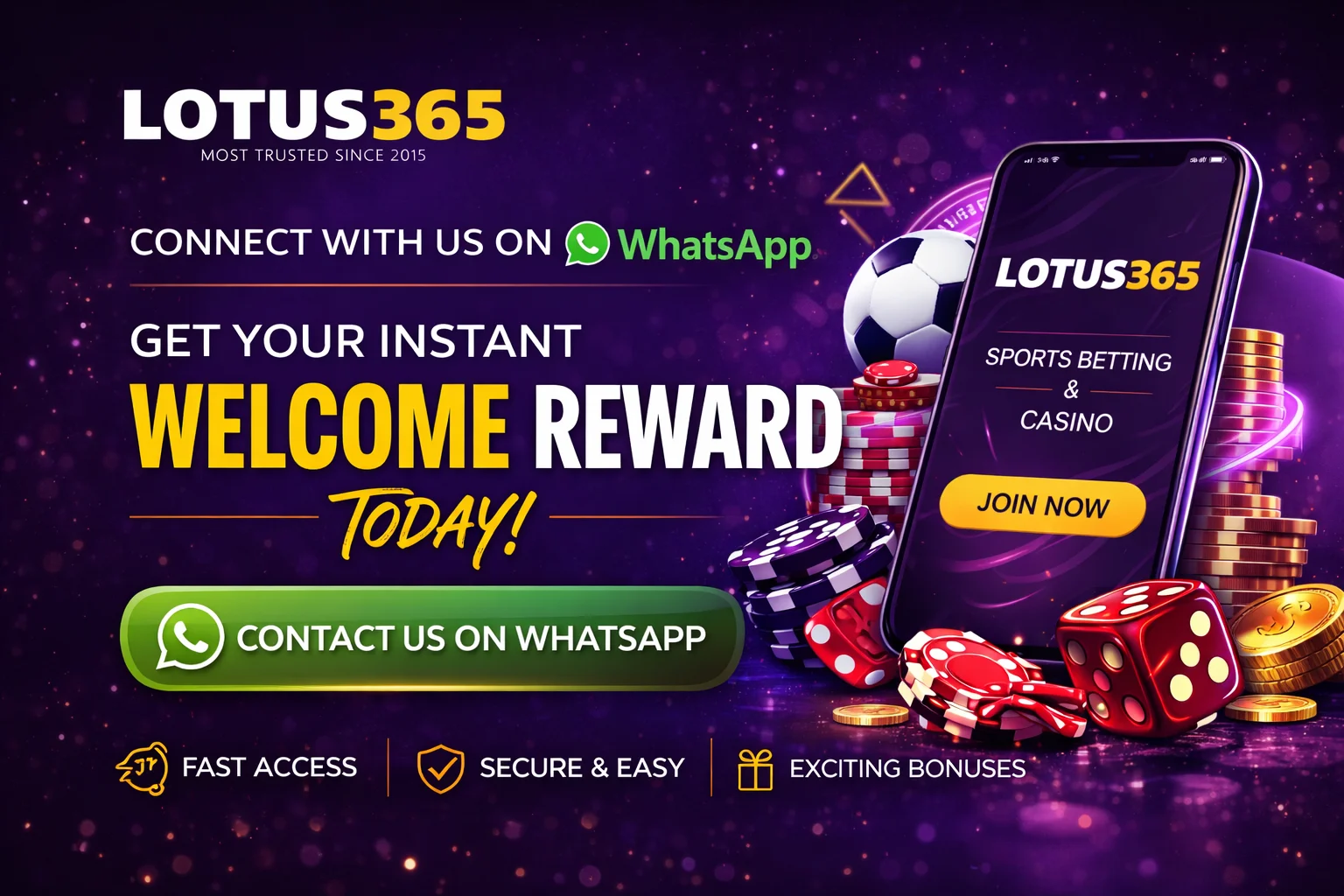 WhatsApp Bonus Popup